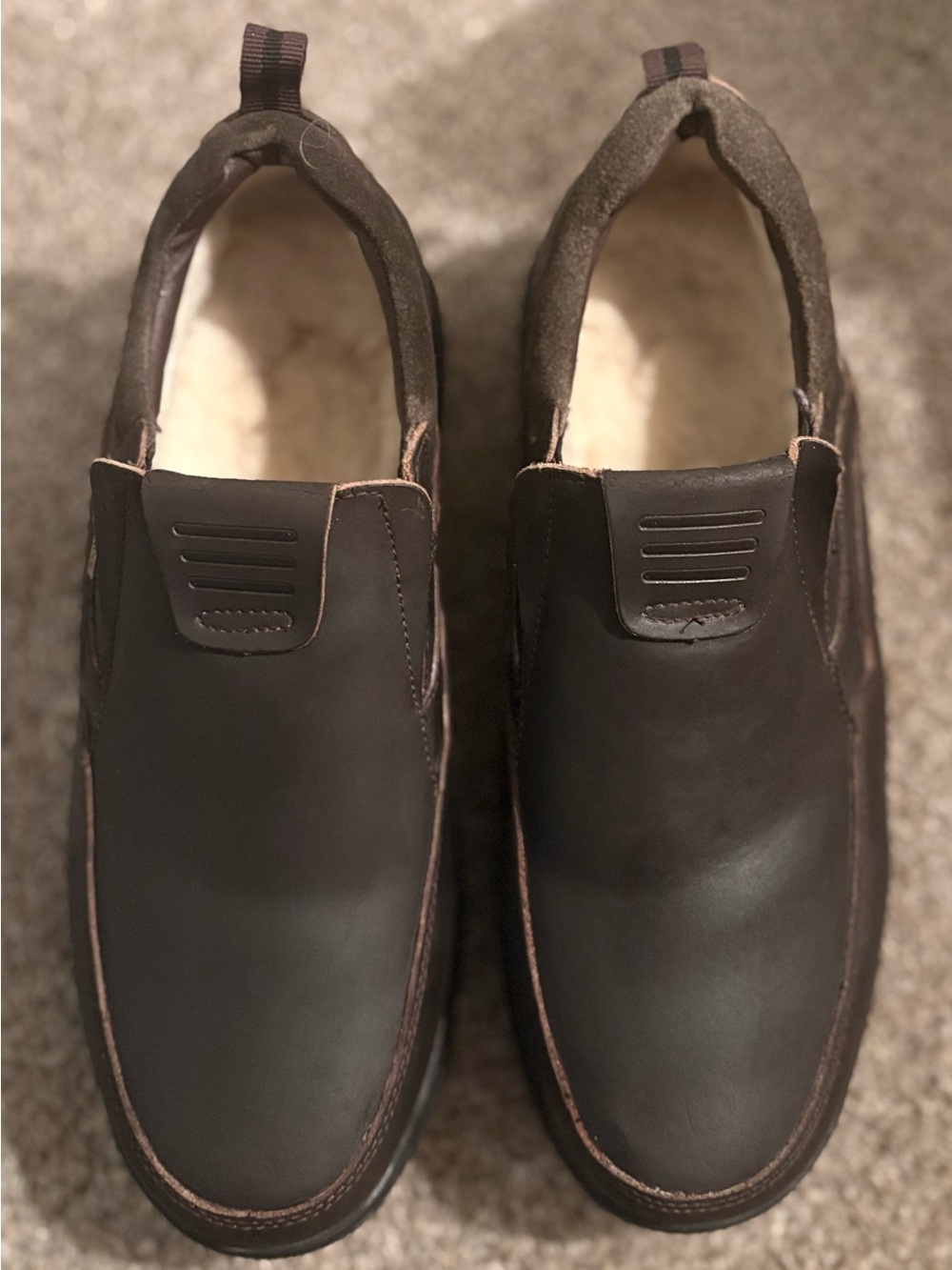 Nexx Mercury Waterproof Leather Slip-On Shoes Thinsulate Sherpa Size 11